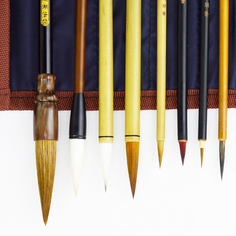Chinese Painting Brush Set Meticulous Painting White Drawing Watercolor Painting Chinese Calligraphy Brush Pen Painting Supplies