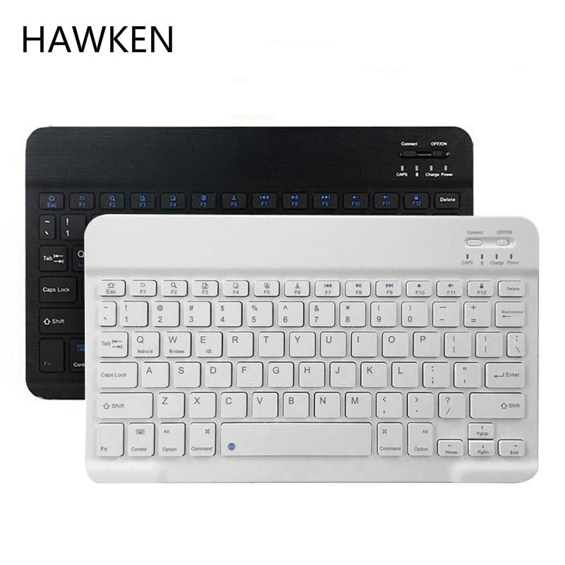 Hawken Draadloze Toetsenbord Bluetooth Toetsenbord Voor Ipad Tablet Laptop Draagbare Ultra Slanke Smartphone Computer Randapparatuur