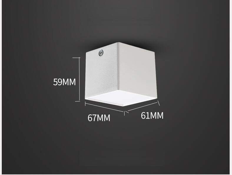 LED Spotlight Downlight 7W 8W opbouw Creatieve Mini Spotlight