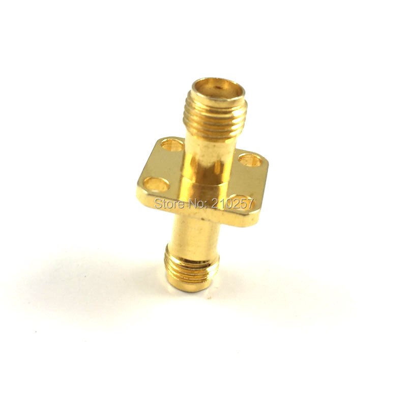 10pcs RF Connector SMA Female to SMA Female For Two Way Radio SMA-F to SMA-F Antenna Adaptor