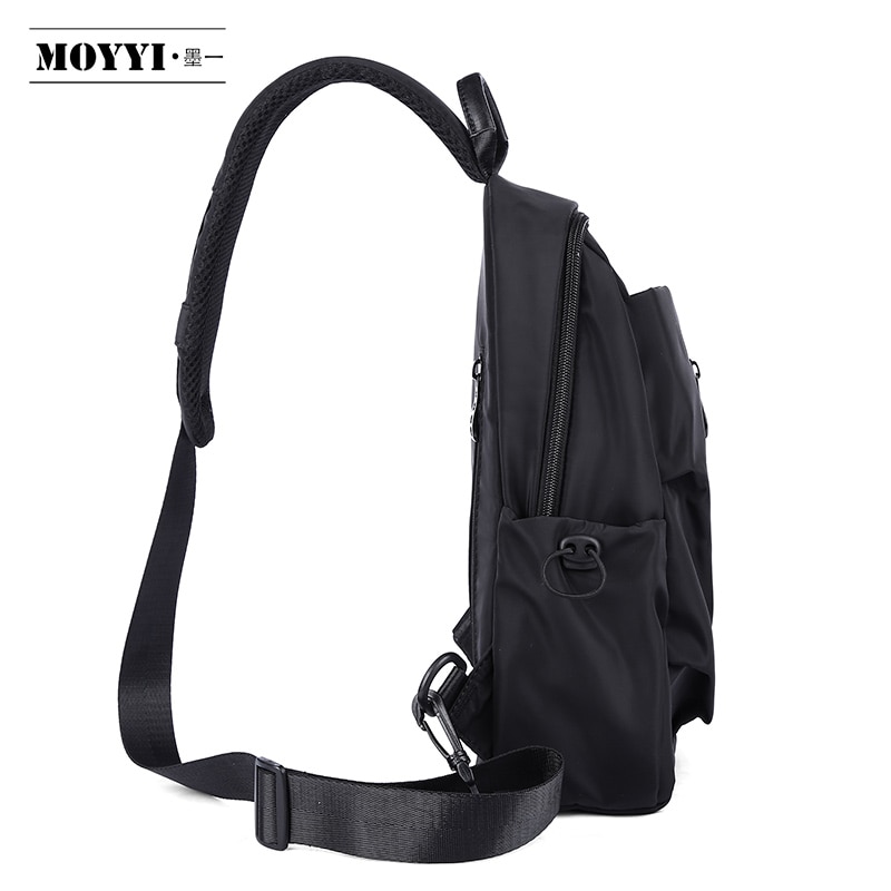 Moyyi multifunctionele crossbody tassen heren borsttas korte reis messengers 7 zakken waterafstotende schoudertas voor mannen voor de winter