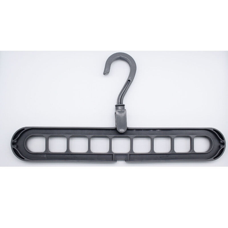 Nuttig Space Saver Wonder Magic Kleerhanger Kast Rekken Organizer Opknoping Jas Jurk Haken: Grijs