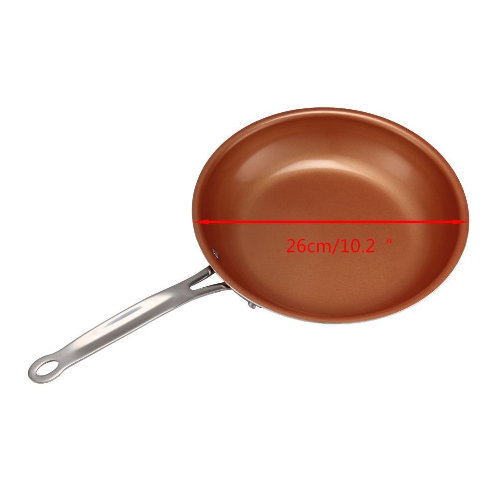 Til messing gryde + keramisk non-stick gryde + mælk & suppe gryde + stegepander stegepander 22/24/26/28cm gryde non-stick gryderedskaber