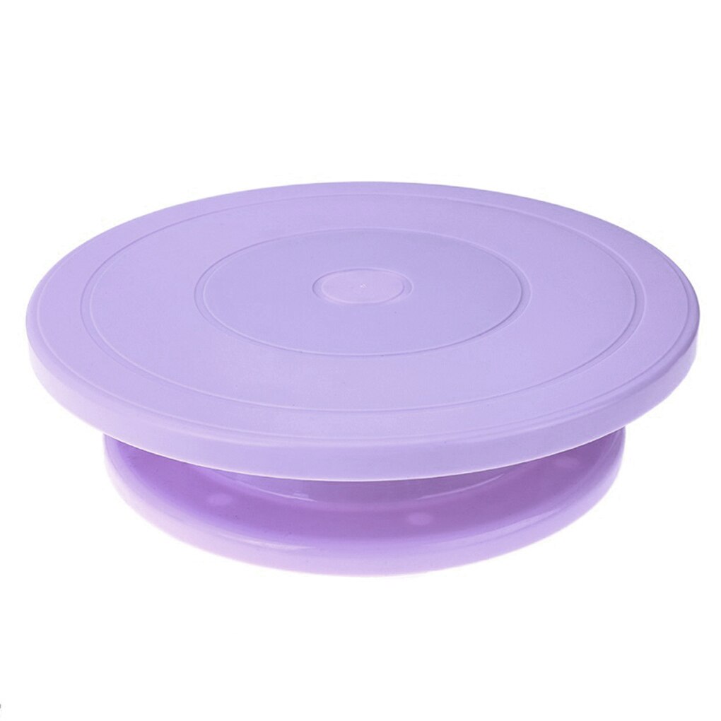 28Cm Plastic Taart Draaitafel Roterende Anti-Slip Taart Decoreren Draaitafel Taart Draaitafel Ronde Cake Stand Keuken Bakken gereedschap: 4