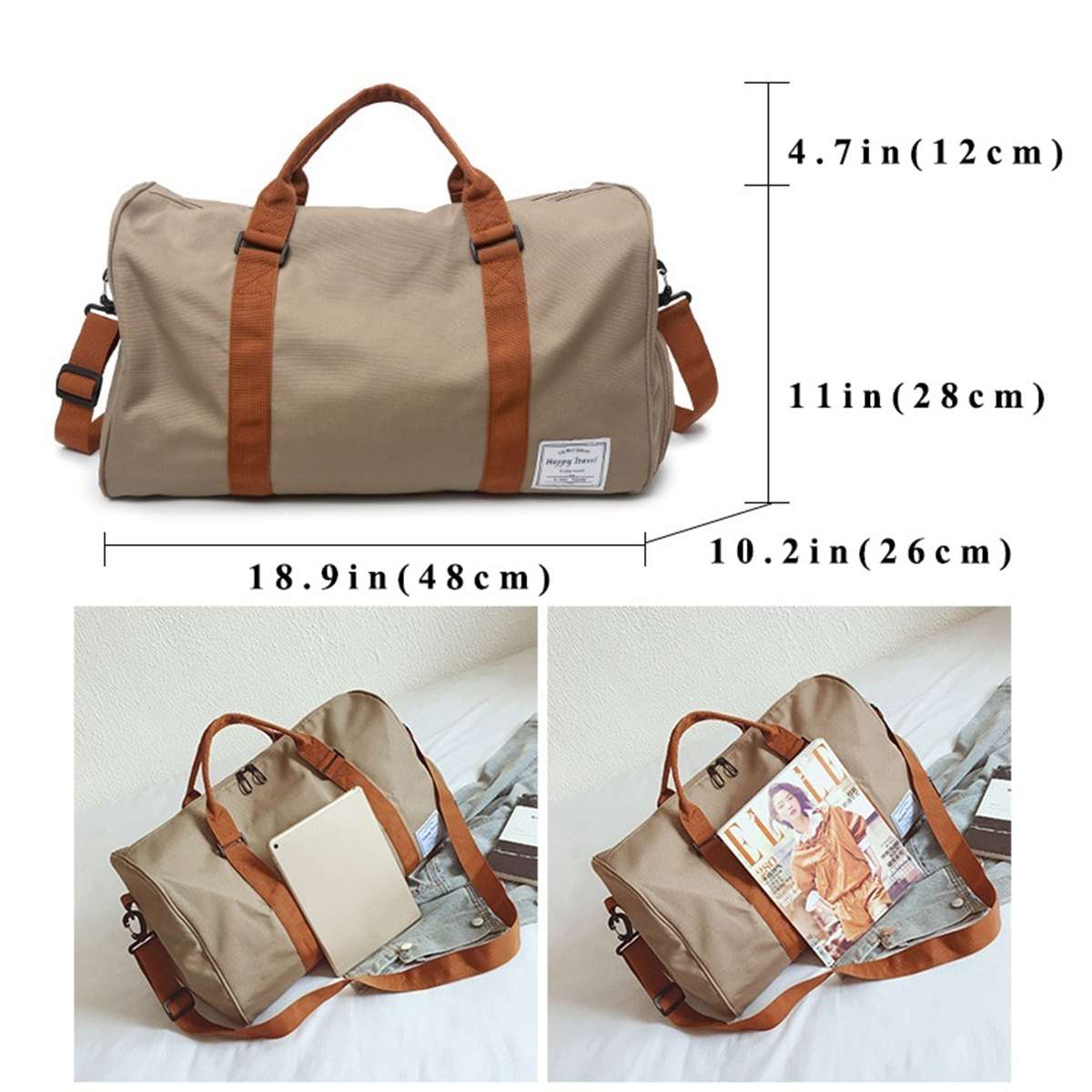 Outdoor Gym Bags Women Waterproof Sports Bag Men Shoulder Bag For Fitness Gym Exercise Backpack Travel Adjustable Detachable Bag