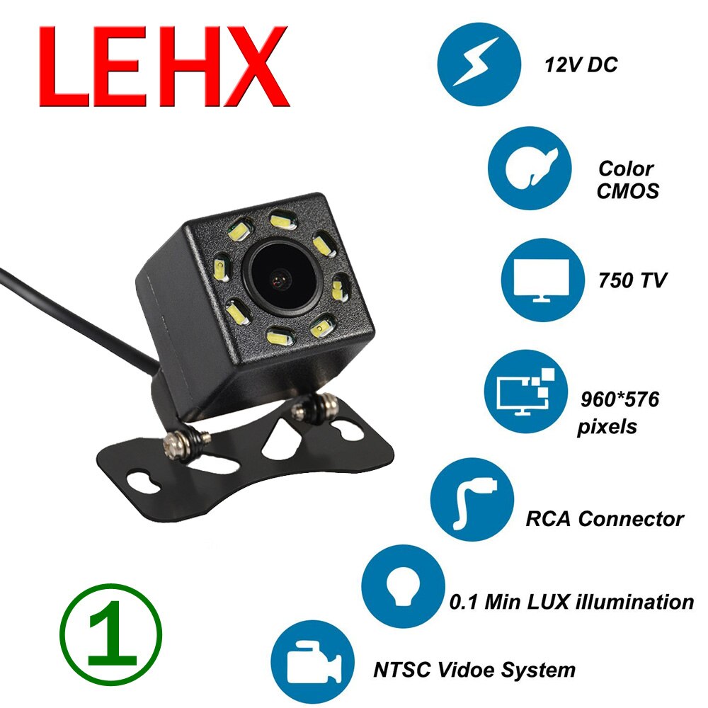 LEHX night vision car rear view camera reversing a... – Grandado