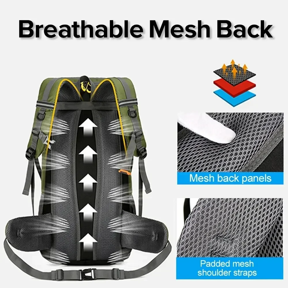Mochilas esportivas Bolsas de caminhada Bolsas de acampamento para caminhadas masculinas e femininas Mochilas de viagem