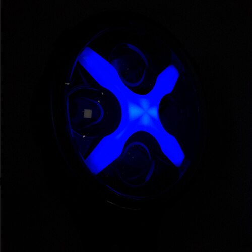 LED Spotlights for Off-road vehicle truck Car ATV Tractor 12V DC Auxiliary Light with X shape Angle Eyes DRL Work Light 1 pcs: DRL Blue