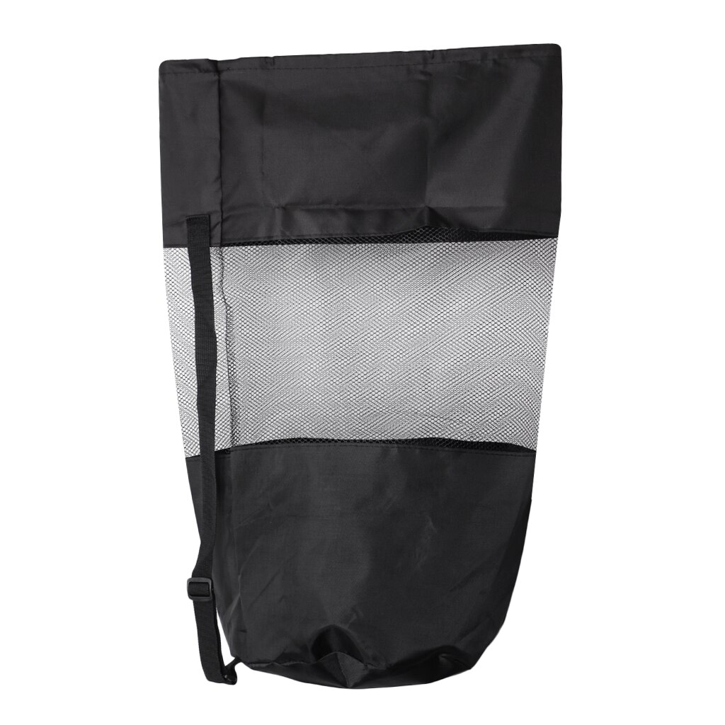 Ready Sac à dos en toile, sac de sport avec fermeture à lacets, idéal pour les voyages et les sports, dimensions 33 x 41 cm - Noir