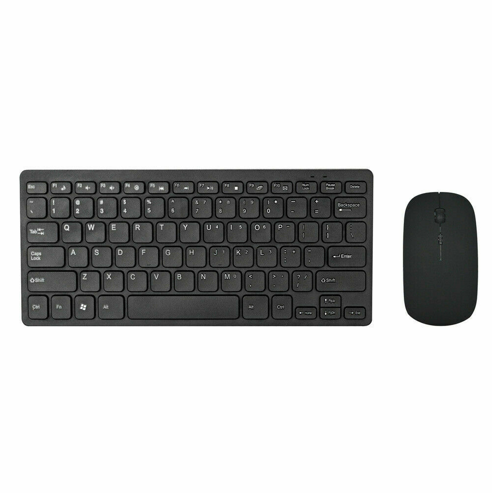 Ensemble clavier et souris optique sans fil 2.4 ghz universel, anti-bruit, antidérapant, ergonomique, sensible, ultra fin