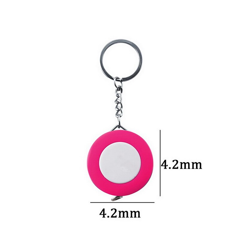 150cm Tape Measure Portable Retractable Ruler Children Height Sewing Machine Sticker Centimeter Inch Roll Tape Body Random Color: 7