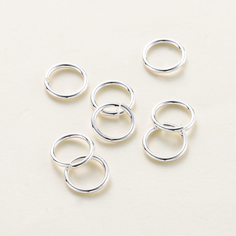 50-200 Stks/partij 14K/18K Echt Verguld Messing Open Sprong Ring Split Verbindingsringen Voor Diy Sieraden Maken Accessoires: M / Rood