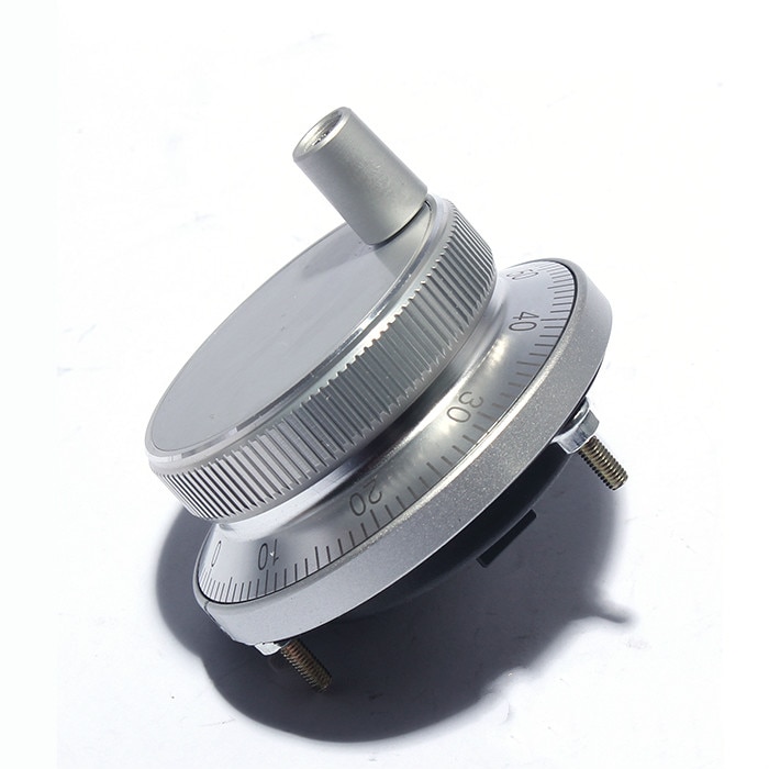 CNC Handwheel 5V 6pin Pulse 100 Manual Pulse Generator Hand Wheel CNC Machine 60mm Rotary Encoder Stainless Steel
