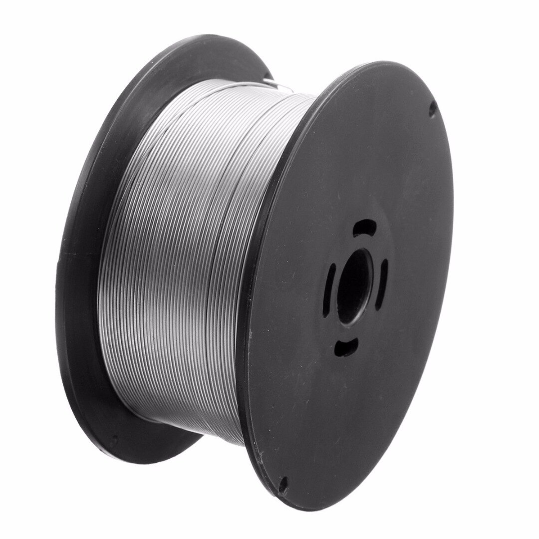 1 rulle rustfrit stål solid-core svejsetråd 0.8mm 500g/1kg mig loddetilbehør til fødevarer/generelt kemisk udstyr