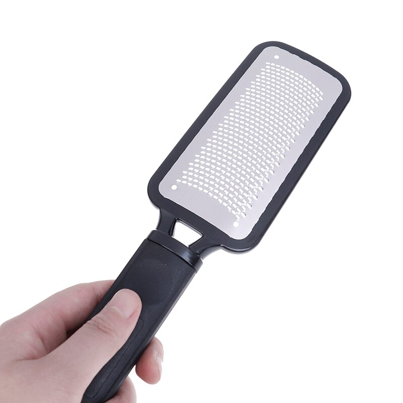 Rallador Microplane para pies talón Rasp Lima pie pedicura removedor duro muerto piel depurador negro pie exfoliante herramientas de manicura
