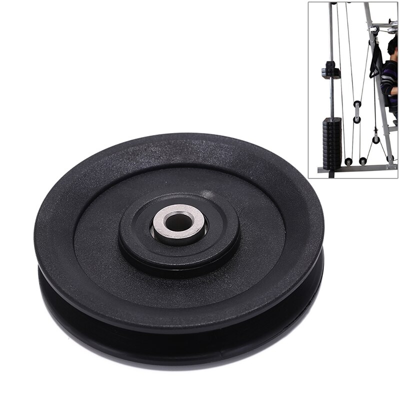 Kabel gym universal fitness udstyr del leje remskive 115mm slidstærkt nylon leje remskive hjul