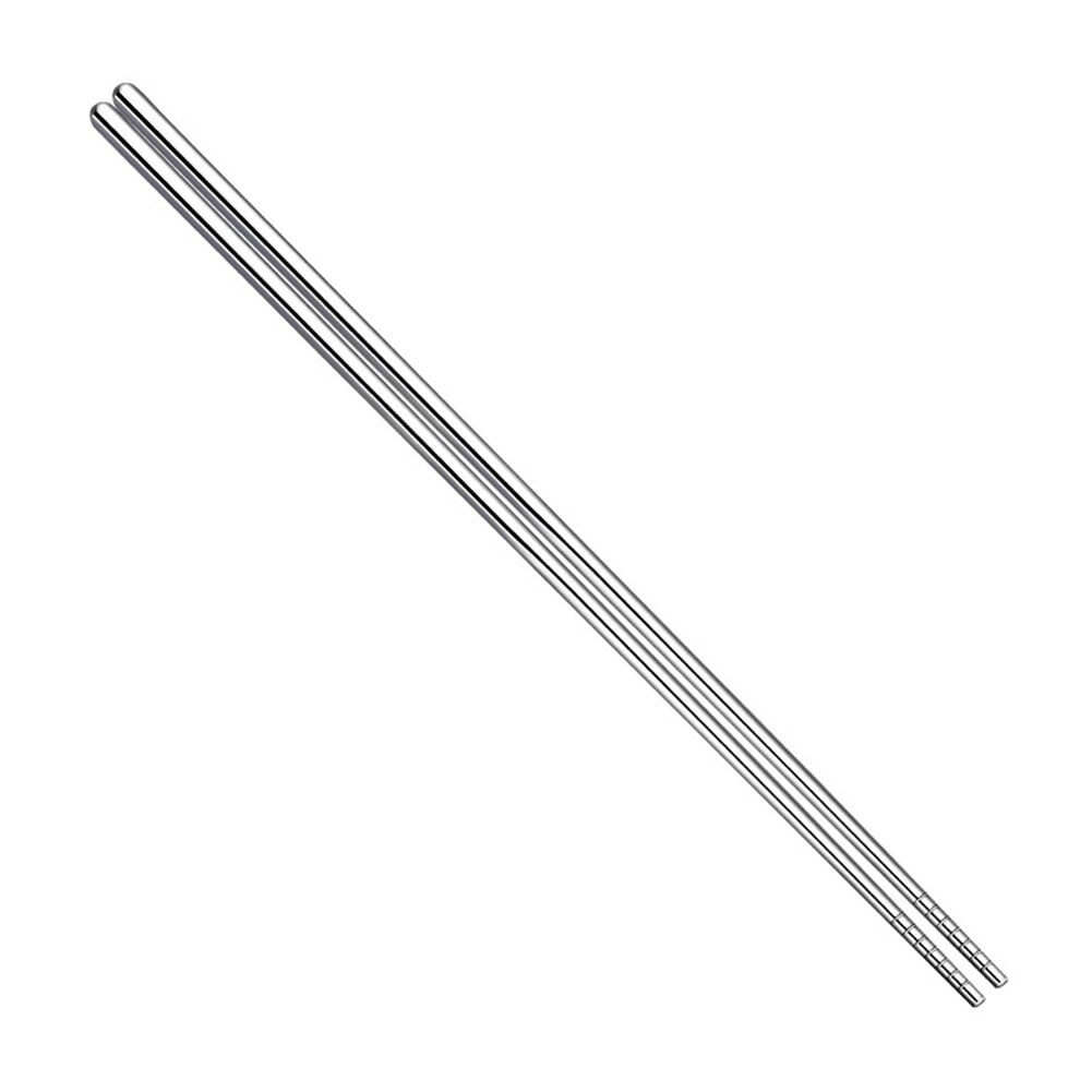 1pair Cooking Chopsticks Anti Scald Noodles Stainless Steel Pot Solid 36cm Lengthen Kitchen Tool Table Cutlery Home Party