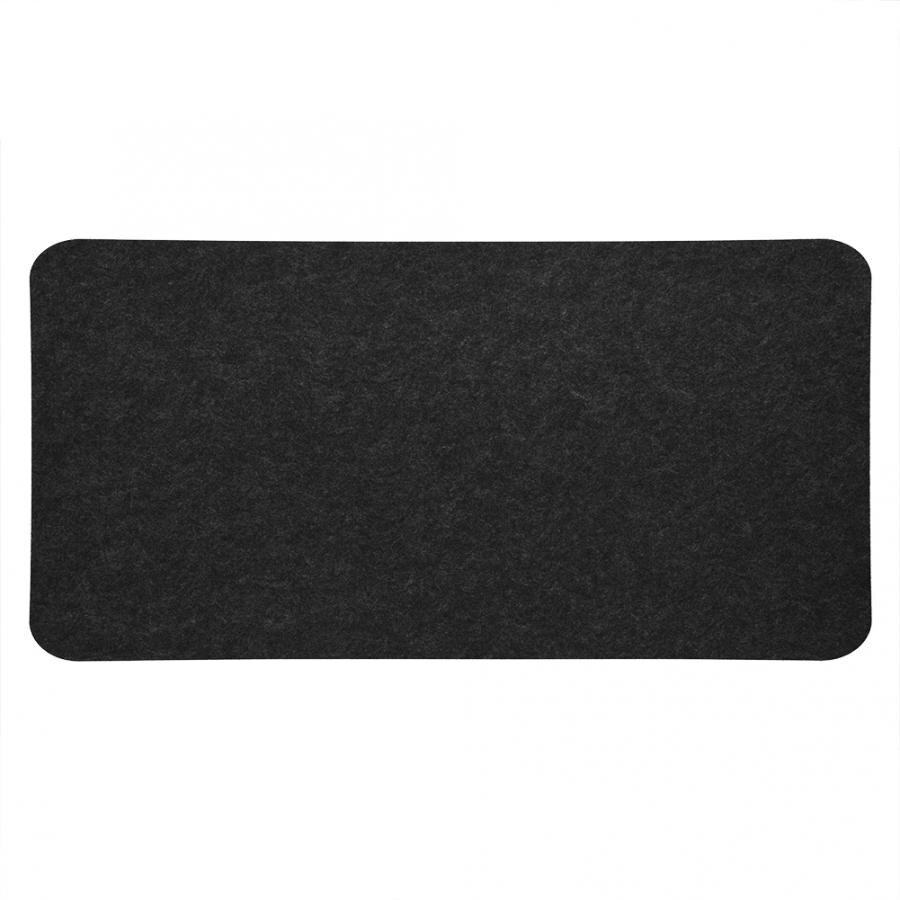 68 x 33cm pöytäalusta huovat pöytä hiirimatto kotitoimisto pöytä kannettavan tietokoneen matto antistaattinen tietokone pc tyynyt hiirimatto: Musta