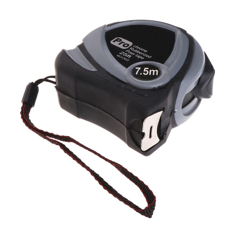 5m 7.5m Retractable Measuring Tape Measure Ruler Rubberized Metric Tape Rule