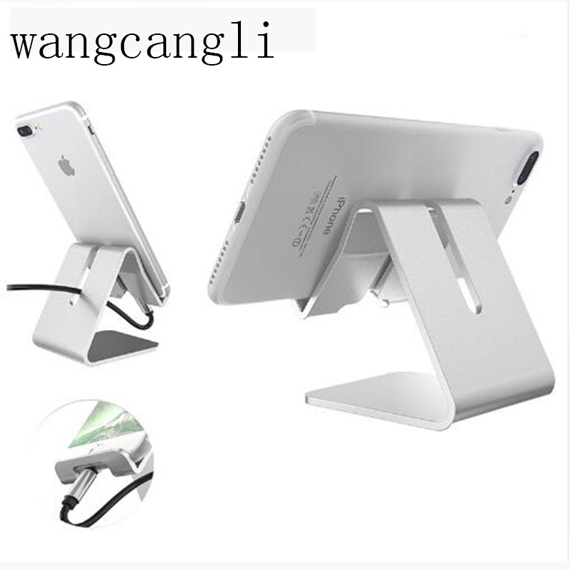 Universele desktop tablet stand, schokbestendig metalen telefoon houder, duurzaam aluminium mobiele telefoon houder, telefoon stand