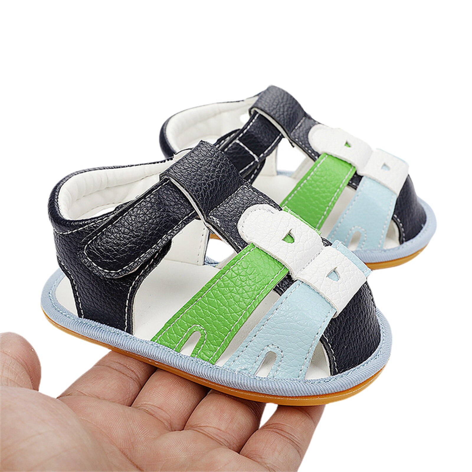 Pasgeboren Baby Sandalen Hollow Out Baby Jongens Meisjes Sandalen Klompen Schattige Kleine Kinderen Bandage Antislip Crib schoenen