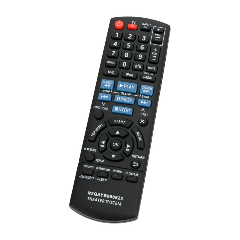 Replacement Remote Control for Panasonic Home Theater N2QAYB000623 SC-PT760 SA-PT940 Fernbedienung