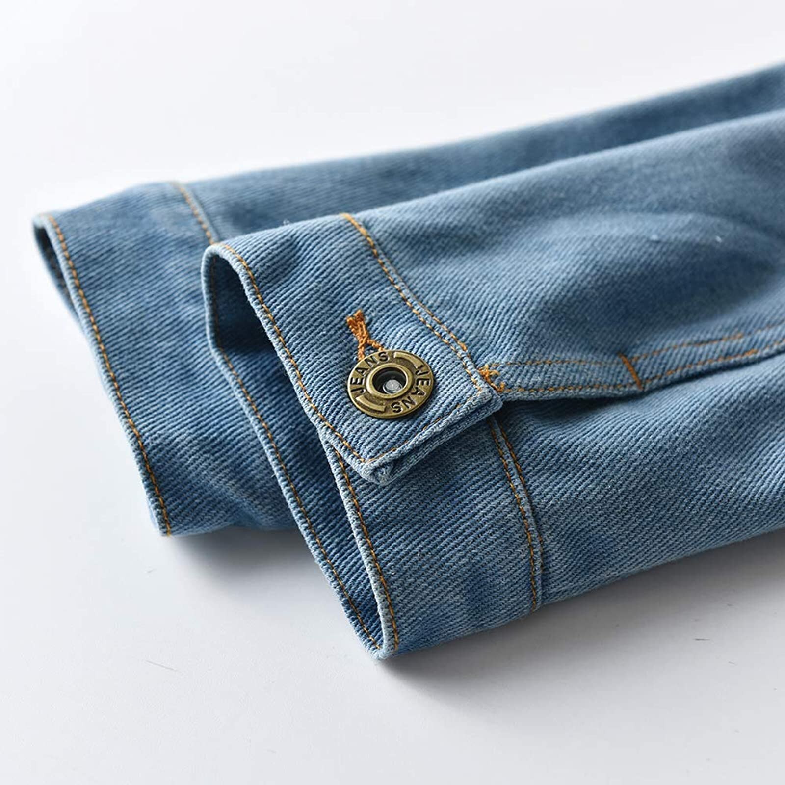 Bambino Del Bambino Dei Bambini Delle Ragazze Dei Ragazzi Giacca Di Jeans Cartoni Animati Casual Pulsante Di Modo Del Rivestimen