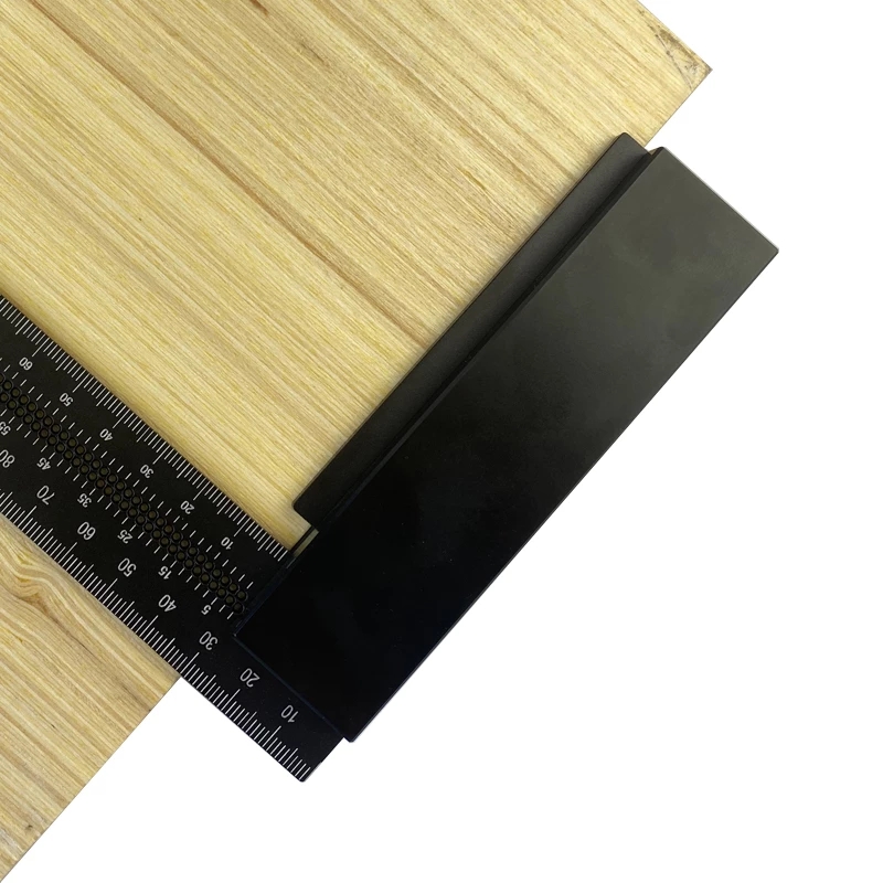 Precision Square 8-inch Guaranteed T Speed Measurements Ruler for Measuring and Marking Woodworking Carpenters