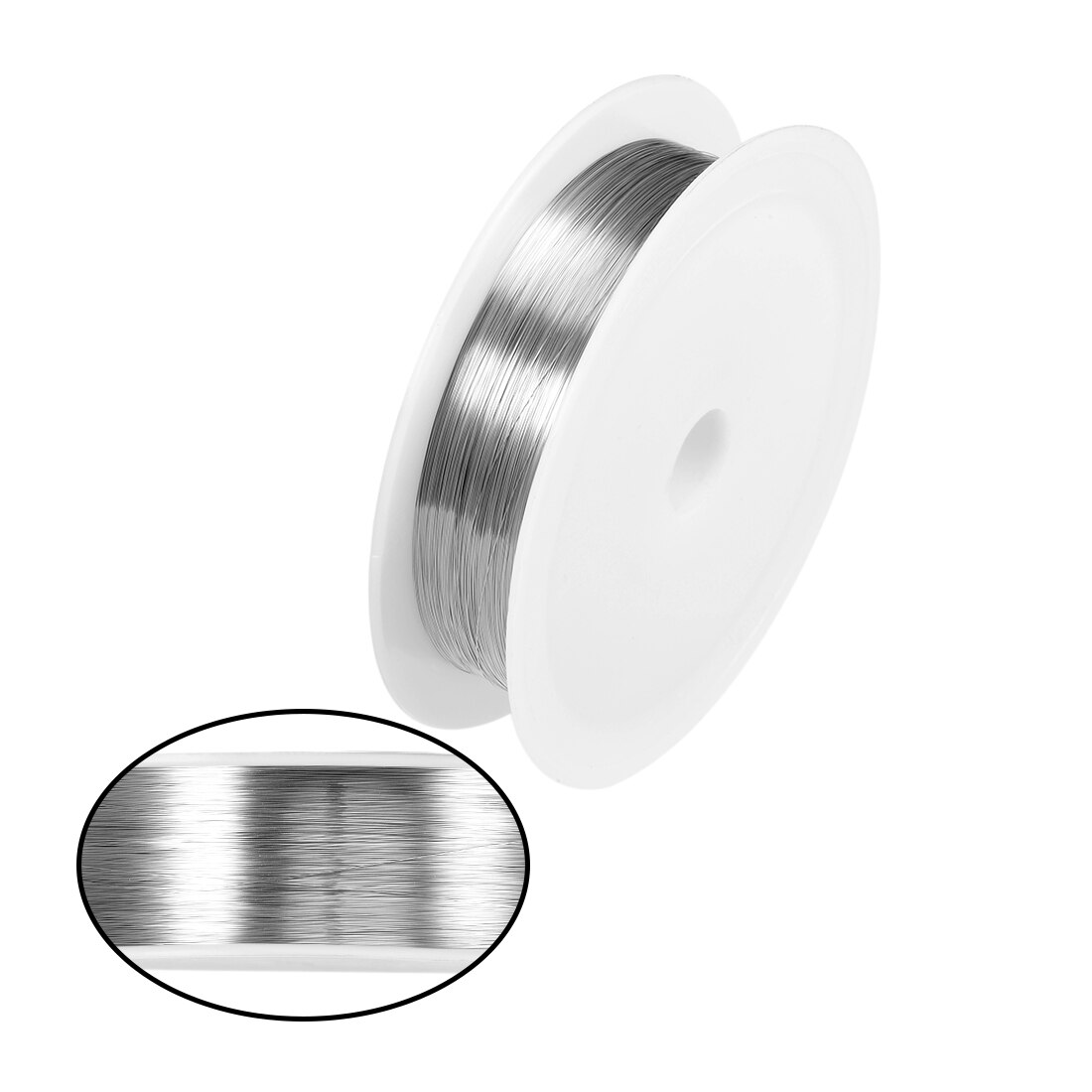 uxcell Heating Resistor Wire Nichrome Resistance Wires for Heating Elements 0.1-0.3mm dia 0.1mmx49ft DxL