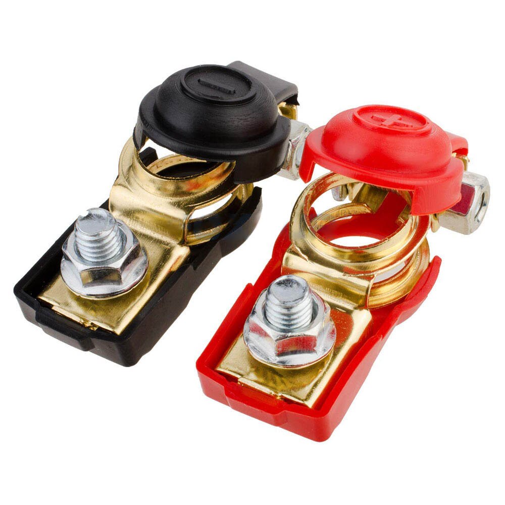 2 stuks auto-accu's 12v snelspanklemmen voor accu's accuklemmen voor auto's caravans auto-accessoires