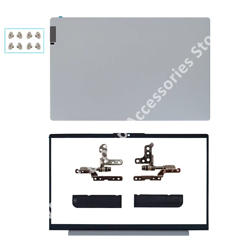 Case For Lenovo Ideapad 5 15IIL05 15ITL05 15ARE05 15ALC05 LCD Back Cover Front Bezel Hinges Palmrest Bottom Case: Lavender