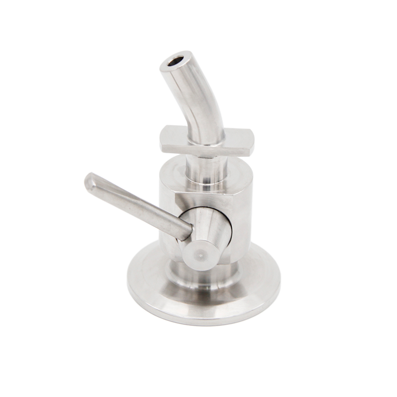 1.5"TC Sample Valve Lever Style 304 Stainless Steel Sanitary Clamp Brewing Sample Valve Homebrew Conical Fermenter