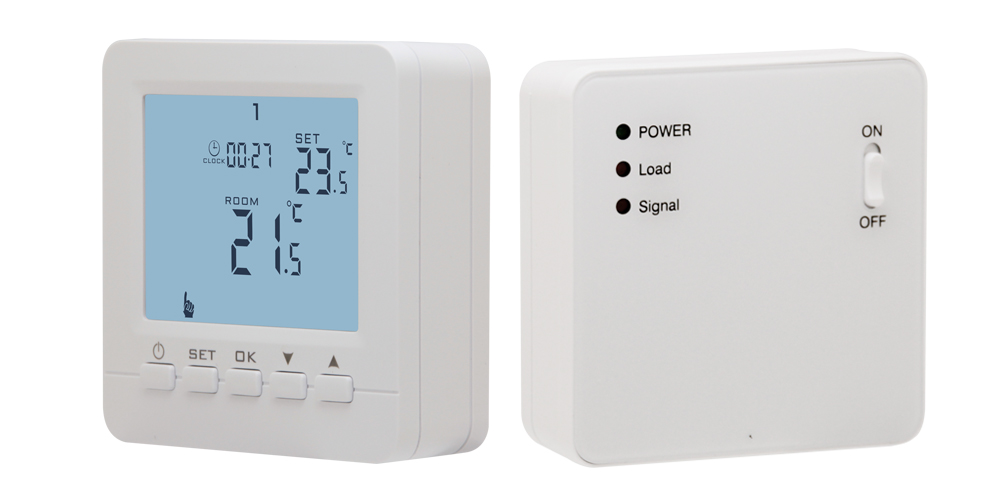 Beok RF termostato senza fili per caldaia a gas riscaldamento regolatore di temperatura ambiente regolatore programmabile settimanale 433 telecomando: Default Title