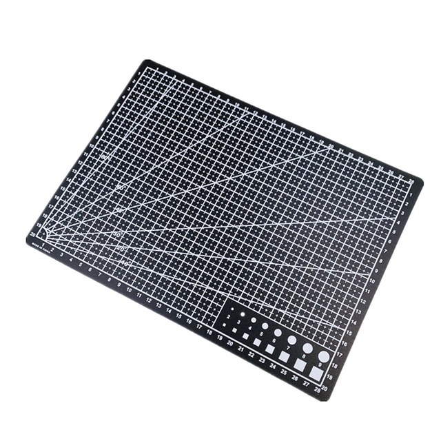 PVC-Schneidematte, einseitig, Patchwork-Schnittunterlage für Werkbank, Patchwork, NäHenne, manuelles DIY-Messer, Gravur, Leder-Schneidebrett: verrotten / A3