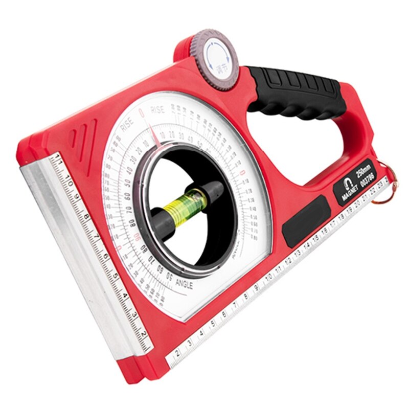 Multi-functional 0-130 Degree Slope Measure Protractor Magnetic Engineering Inclinometer ABS Angle Meter Slope Meter