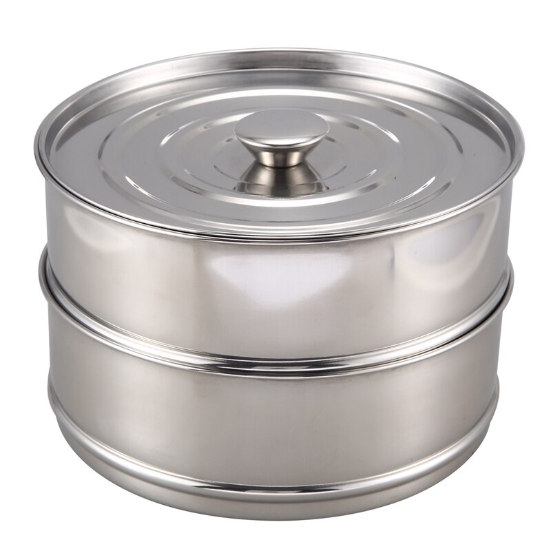 Pressure Pot Accessories,Stackable Steamer Insert Pans Pot for 5 Litres or More Pot Accessories-2 Tier,with 1 Lids&Sling
