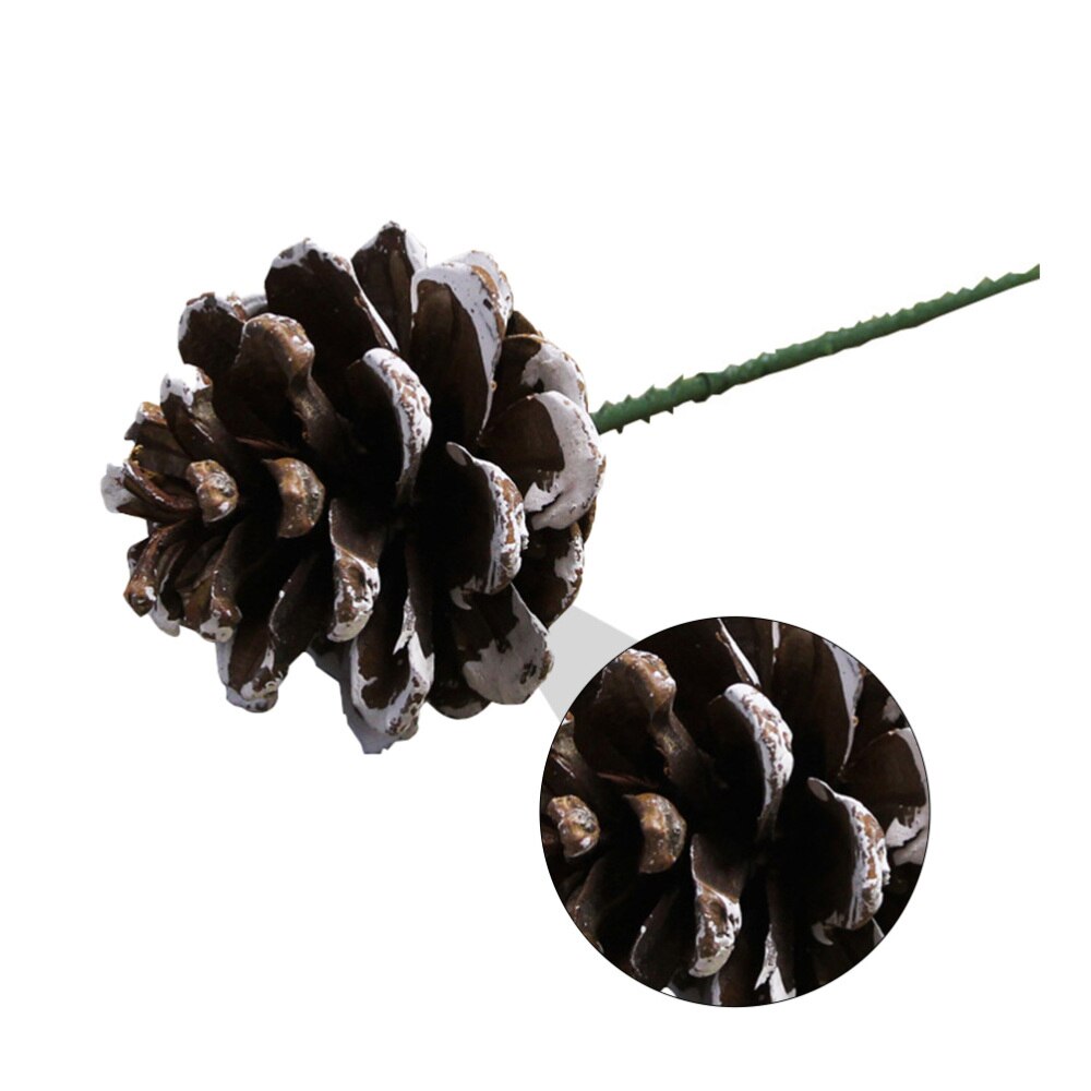 10 Pzs Piñas Decorativas - Accesorios Naturales para Guirnaldas de Navidad y Fiestas
