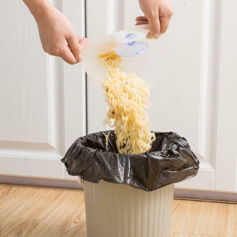 Self-Standing Anti-Blocking Device Kitchen Wash Food Snacks Leftovers Soup Filter