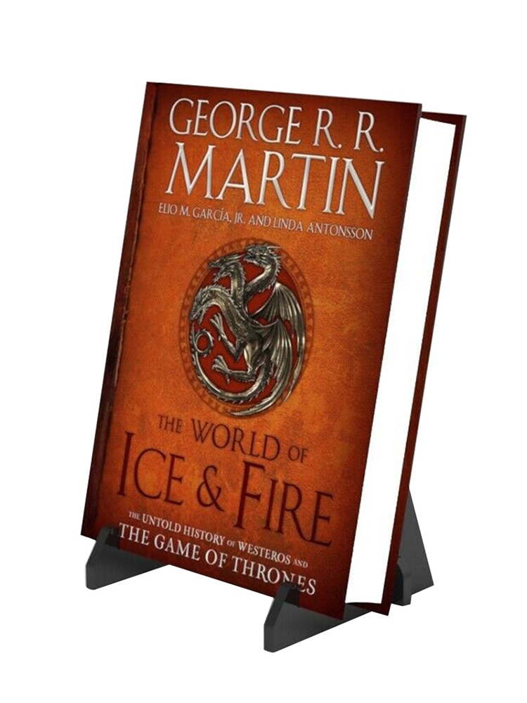 Newest Acrylic Book Display Stand Retail Book Holder Cookbook Holder #SO