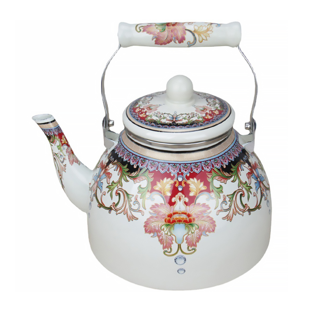 Emaille Theepot Decoratieve Emaille Thee Pot Warmte Temperaturen Theepot