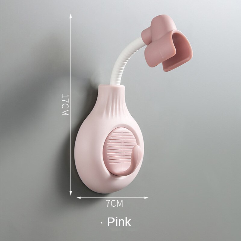 Fissatore senza punzonatura soffione doccia sospeso soffione doccia a pioggia per bambini accessori doccia regolabili per asciugatura fiori a parete per bagno