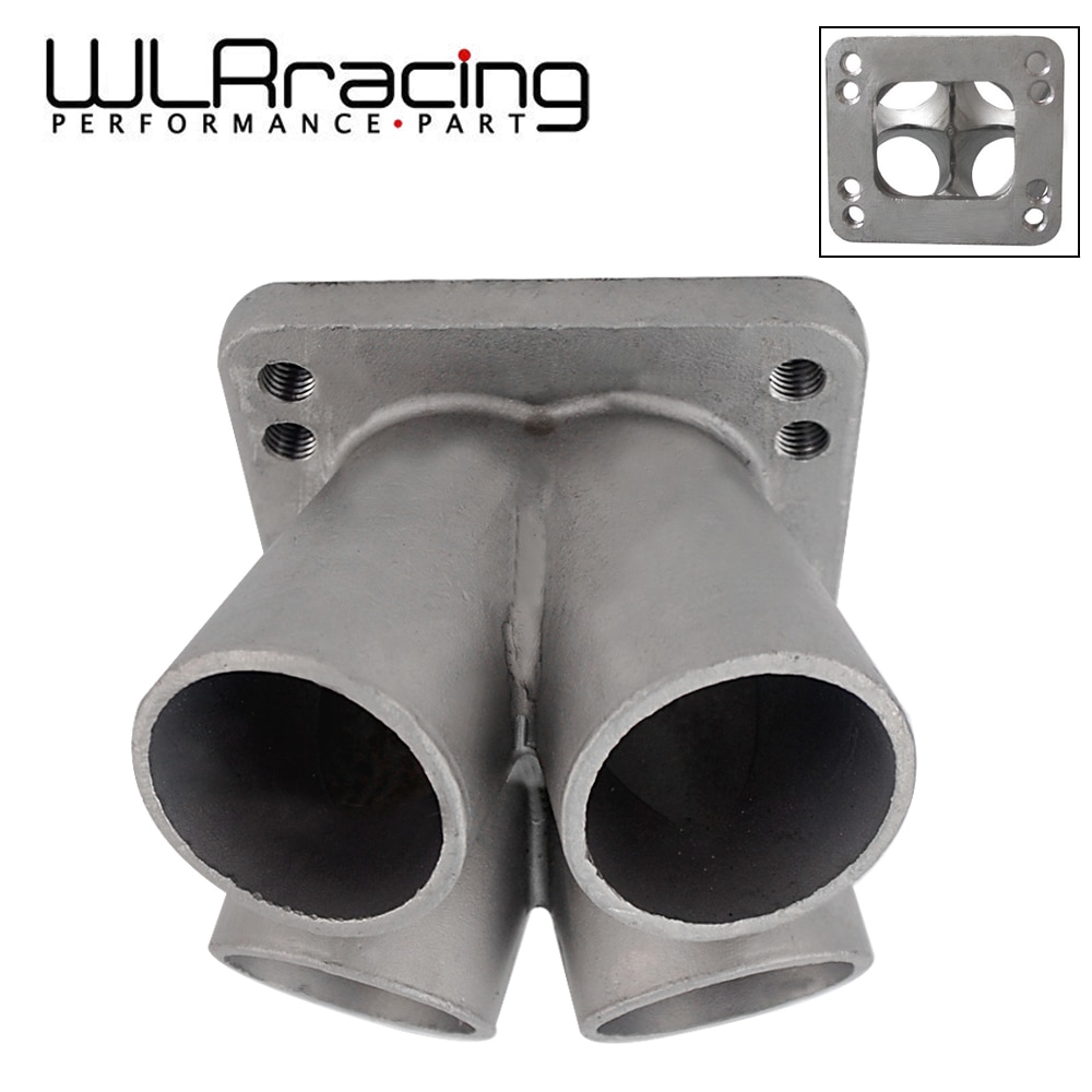 WLR - Cast Stainless Steel 4-1 Turbo header manifold Merge collector T3/T4 with T3 Flange WLR-THM01-4
