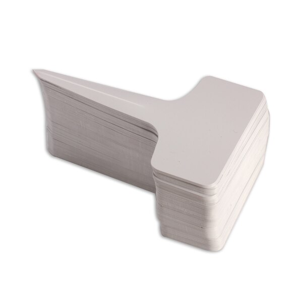 Etiquetas de plástico para plantas de semillero, marcador giratorio tipo T de 6x10cm, para vivero, jardinería, 50 Uds.