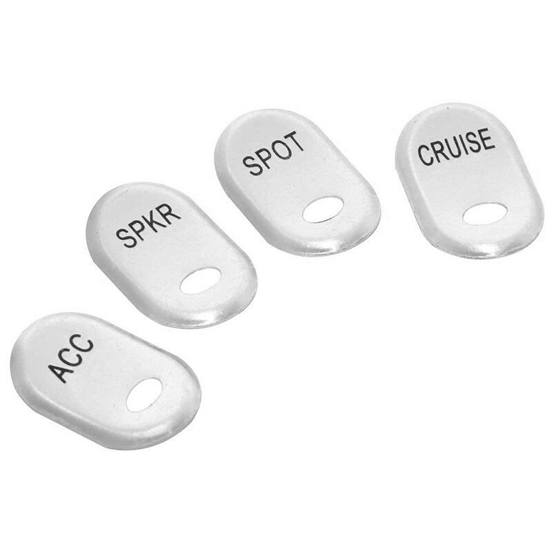 4 Pcs Motorcycle Rocker Switch Cover Button Cover Kit for Electra Road Glide