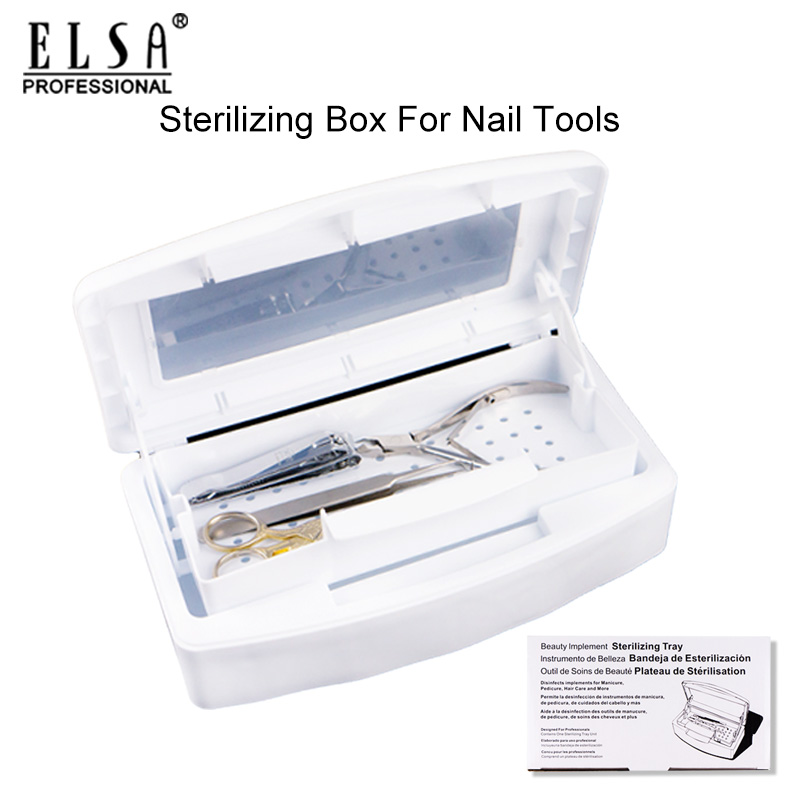 Sterilisator Tablett Kasten Alkohol Desinfektion Kasten Pedikübetreffend Manikübetreffend Kasten Boxen Sterilisieren Stahl Metall Zange Ausrügestochen Reiniger Werkzeuge: Gelb