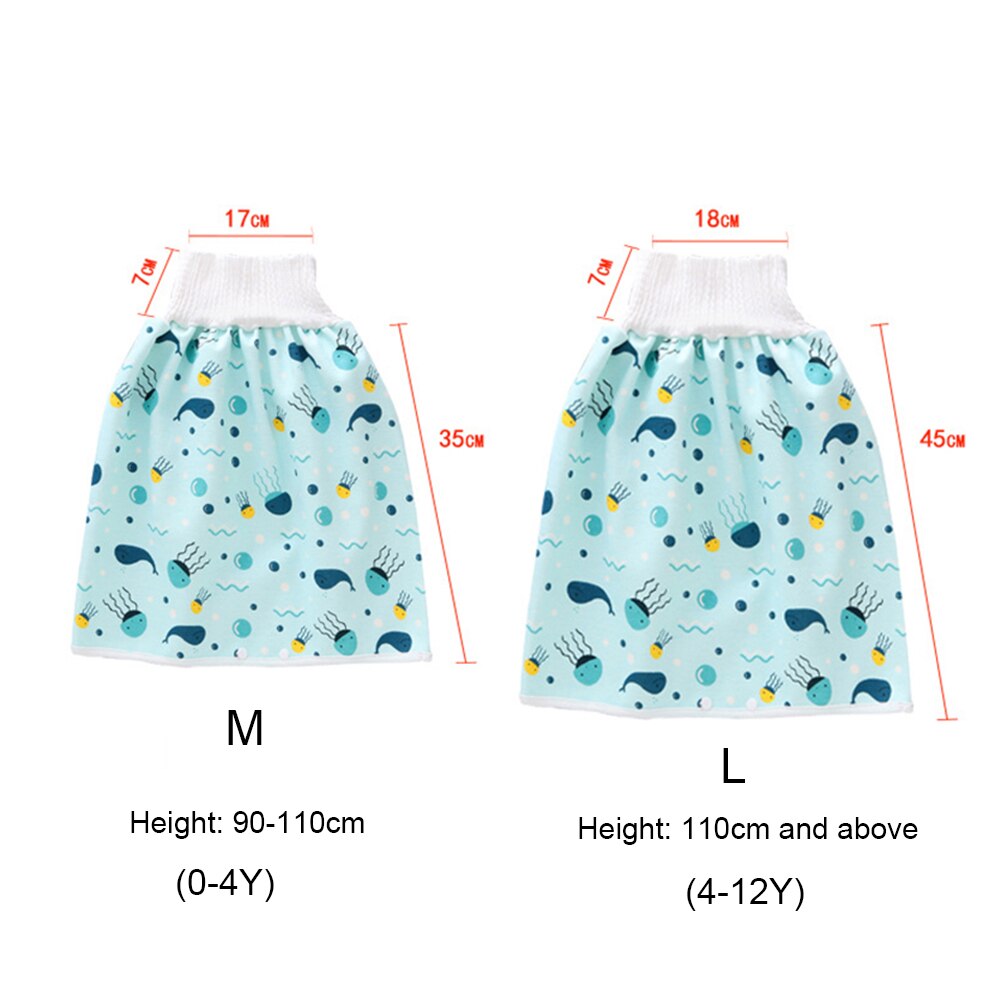 Cute Cartoon Baby Skirt Diapers Reusable Nappies Cloth Diaper Washable Infants Children Baby Cotton Training Pants Panties Nappy