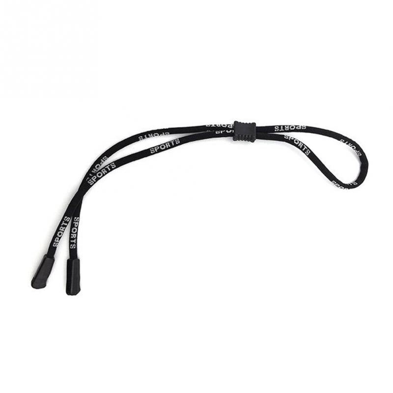 Elastisk stof justerbar solbrille hals snor strop brille briller snor lanyard holder