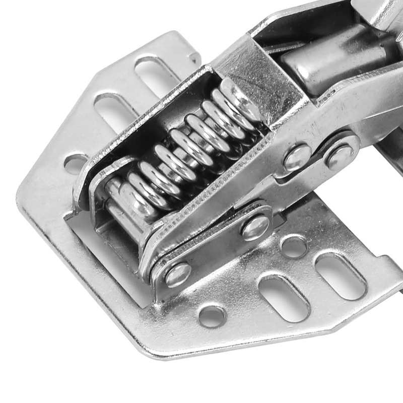 door door lock with sliding Cabinet Hinge No-Drilling Bridge Shaped Spring Hinge Cabinet Cupboard Furniture
