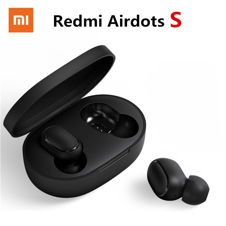 Original Xiaomi Redmi Airdots S TWS Bluetooth 5,0 Drahtlose Kopfhörer Stereo bass Ohrhörer Sport Headset Für IOS Android Telefon