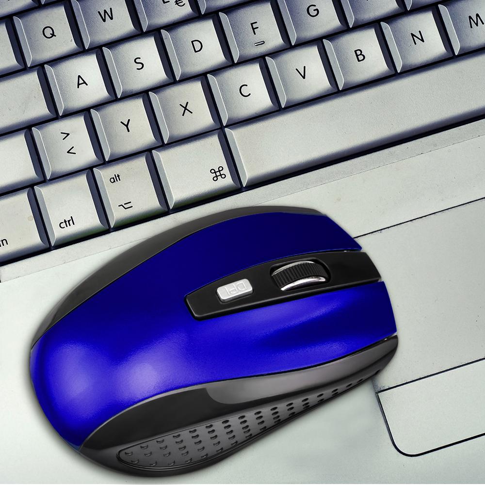DPI regolabile Mouse 2.4GHz Mouse Senza Fili 6 Bottoni Optical Gaming Mouse Gamer Mouse Senza Fili con Ricevitore USB per PC del Computer